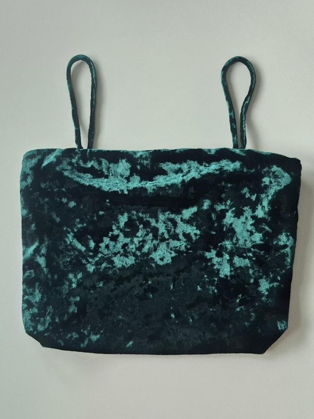 Velvet Green Crop Top BUY1 GET1 FREE
